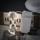 Button Powered 1M Sliver Wire Auto Turn On LED String Light for Christmas Wedding Holiday Vase Decor