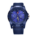 New Fashion Knitting Military Watches Army Watch Land, Sea And Air Forces S W9V8