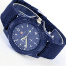 New Fashion Knitting Military Watches Army Watch Land, Sea And Air Forces S W9V8