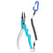 ZANLURE Aluminum Alloy Fishing Pliers Line Cutter Remove Hook Portable Fishing Tools