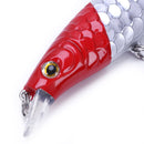 fishing lure minnow quality professional bait 9.8cm 10.5g swim bait jointed Z7D9