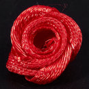 100PCS/Lot Mini Handmade Satin Rose Ribbon Rosettes Fabric Flower