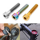 M6X30mm Titanium Bolts For MTB Bicycle Column Headset Stem Cap Bolt Bike Sc X7C8