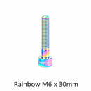 M6X30mm Titanium Bolts For MTB Bicycle Column Headset Stem Cap Bolt Bike Sc X7C8