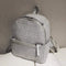 Ladies handbag straw woven modern boho beach linen shoulder bags (gray) H7J7