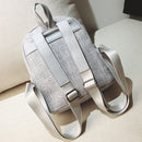 Ladies handbag straw woven modern boho beach linen shoulder bags (gray) H7J7