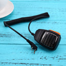 2 Pin PTT Handheld Speaker Mic Microphone For Baofeng Kenwood TYT Radios Wa
