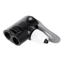 Bike Bicycle Dual Head Pump Nozzle Valve Connector Hose Adapter Pumping Par