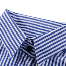 Women Striped Long Sleeve Turn-Down Collar Loose Shirt Ladies Autumn Casual V2A2