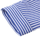Women Striped Long Sleeve Turn-Down Collar Loose Shirt Ladies Autumn Casual V2A2