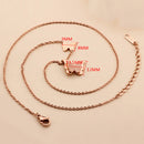 Fashion Lady Titanium Steel Double Butterfly Necklace Earring Set B1V2