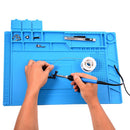 S-160 45x30cm Heat Insulation Silicone Pad Desk Mat Maintenance Platform Fo X6J4