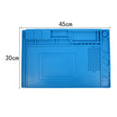 S-160 45x30cm Heat Insulation Silicone Pad Desk Mat Maintenance Platform Fo X6J4