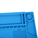 S-160 45x30cm Heat Insulation Silicone Pad Desk Mat Maintenance Platform Fo X6J4