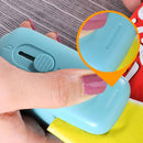 Loskii Mini Portable Vacuum Sealer Sealing Packages Plastic Close Bags and Sachet Vacuum Food Clips