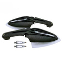 Pair 20mm Universal Motorcycle Handguard With LED White Yellow Turning lights