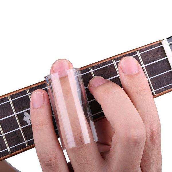 Guitar Slides Set Includes 3 Size Glass Slide, 1 Piece Stainless Steel Slid