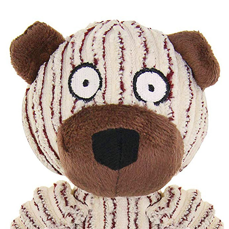 Funny Pet Dog Toys Chew Squeaky Toys Chewing Sound Molar Bite Bear Shape To S6R5