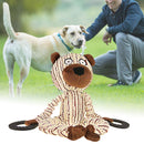 Funny Pet Dog Toys Chew Squeaky Toys Chewing Sound Molar Bite Bear Shape To S6R5