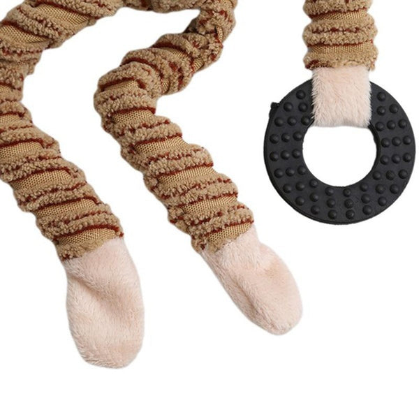 Funny Pet Dog Toys Chew Squeaky Toys Chewing Sound Molar Bite Cow Shape ToysO5V9