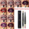 Pudaier New Women's Double Head Lipstick Lip Liner Matte Matte Lipstick Rot K2M3