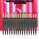 Pudaier New Women's Double Head Lipstick Lip Liner Matte Matte Lipstick Rot K2M3