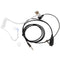 Surveillance Security Clear Coiled Acoustic Air Tube Earpiece PTT for iPhon W5F4