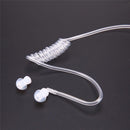 3.5mm Adjustable Throat Mic Microphone Covert Acoustic Tube Earpiece HeadsetI4S8