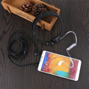 3.5mm Adjustable Throat Mic Microphone Covert Acoustic Tube Earpiece HeadsetI4S8