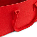 Felt Purse, Felt Storage Bag Large Capacity Casual Shopping Bag - Red U5C9