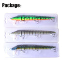 23cm 46g Artificial Bait for Fishing Wobbler Vib Jerkbait 13 Section Jointe Q3I4