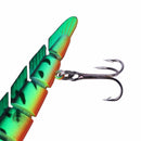 23cm 46g Artificial Bait for Fishing Wobbler Vib Jerkbait 13 Section Jointe Q3I4