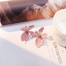 New Fashion Temperament Flower Stud Earrings For Girls Women Elegant Party  V1Y6