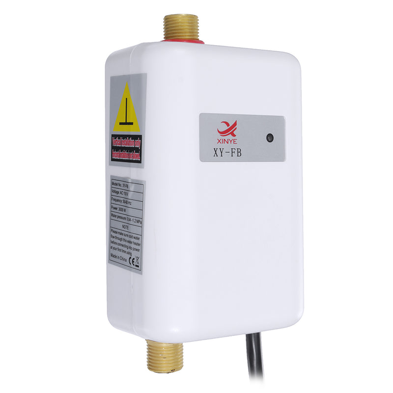 Indicator Electric Tankless Hot Water Heater Instant Heating Equipment For Bathroom Kitchen Washing