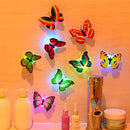 10 Pcs Wall Stickers Butterfly LED Lights Baby Kids Living Room Home Decor  L9F3