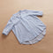 New Summer Shirt Cotton Linen Stripe Casual Half Sleeve Shirts Loose Pocket S4R9