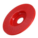 Drillpro 110mm Tungsten Carbide Wood Shaping Disc Carving Disc 22mm Bore Sanding Grinder Wheel for 115 125 Angle Grinder