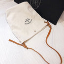 Women Casual Handbags Shoulder Bags Environment friendly Portable Letter Pa K9H2