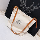 Women Casual Handbags Shoulder Bags Environment friendly Portable Letter Pa K9H2