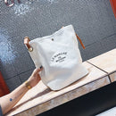 Women Casual Handbags Shoulder Bags Environment friendly Portable Letter Pa K9H2