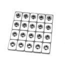 Machifit 20pcs M3 Steel Zinc Plated Tee Nuts for 2020 V-slot Aluminum Profiles Extrusions