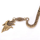 2018 new fashion retro alloy bookmarks fairy pattern pendant bookmark stati F4S2