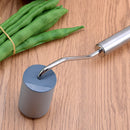 Stainless Steel Roller Non-Stick Rolling Pin Making Dough Pizza Baking Kitc M9P4