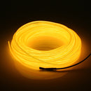 20M EL Led Flexible Soft Tube Wire Neon Glow Car Rope Strip Light Xmas Decor DC 12V