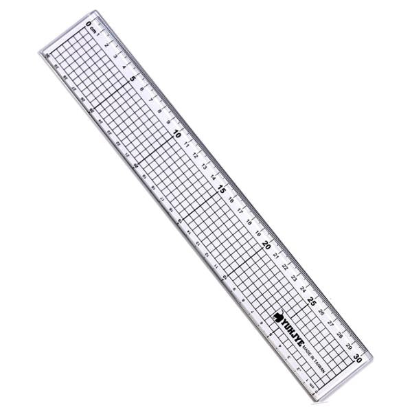 Yujie 20CM And 30cm Cutting Straight Ruler Anti-Cutting Rules Regular Rules Collage Rules 2 in 1