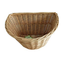 Retro, Handmade, Wicker Bicycle Front Basket with Leather Straps G1N6