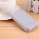 Mini Portable Fishing Tackle Box Waterproof ABS Plastic Foam Fly Fishing Lu E6S6