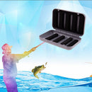 Mini Portable Fishing Tackle Box Waterproof ABS Plastic Foam Fly Fishing Lu E6S6