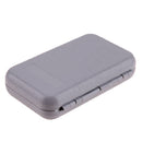 Mini Portable Fishing Tackle Box Waterproof ABS Plastic Foam Fly Fishing Lu E6S6