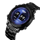 SKMEI 1531 Creative Drum Watch Stainless Steel Waterproof Business Men Watch Quartz Watch